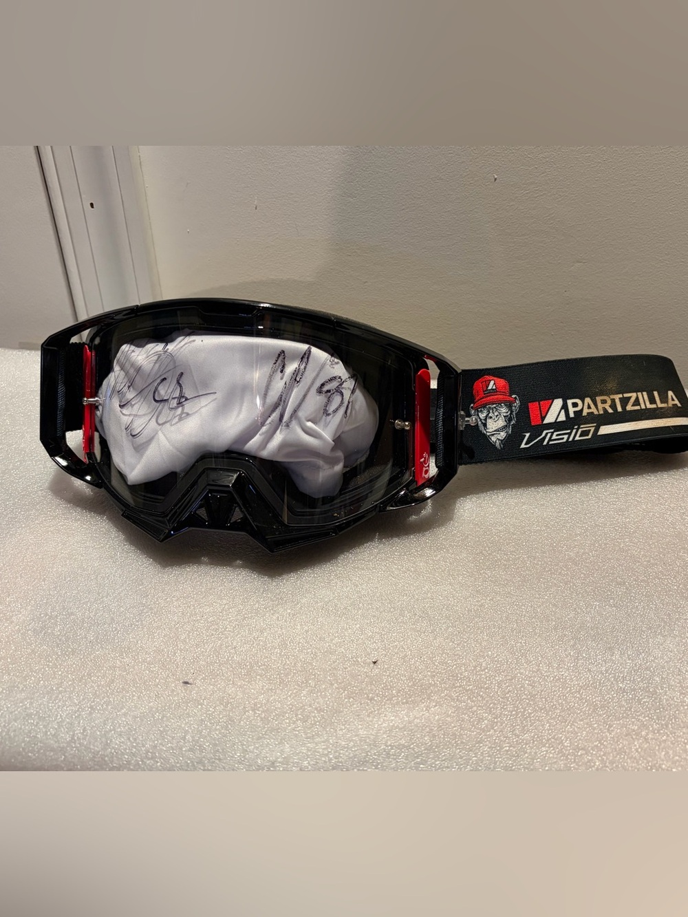 Autographed Motorcross Race Goggles